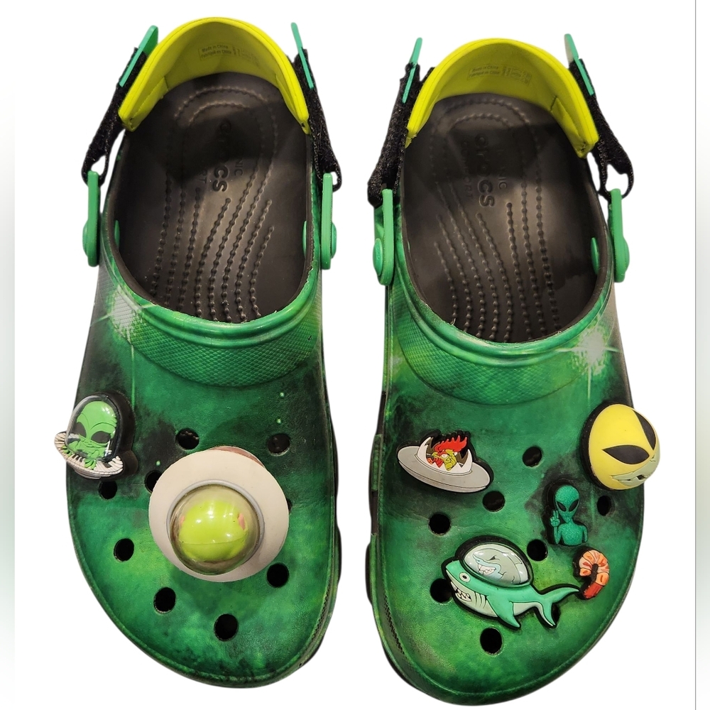 PRE-LOVED CONDITION | Men's Crocs Ron English x All-Terrain Clog Area 54 | M7 W9 - Picture 3 of 16